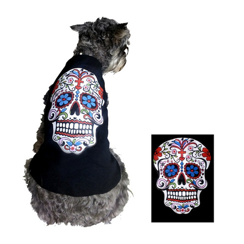 Disfraz Calavera Perro Halloween Talla 00 Mascota Pet Pals