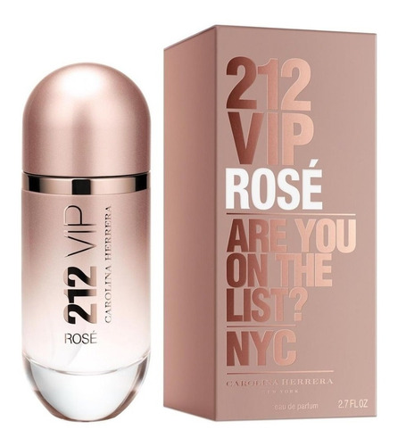 Perfume 212 Vip Rose 80ml Dama  (100% Original)