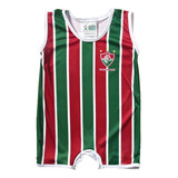 Macacão Regata Do Fluminense Sublimado - Torcida Baby 026s