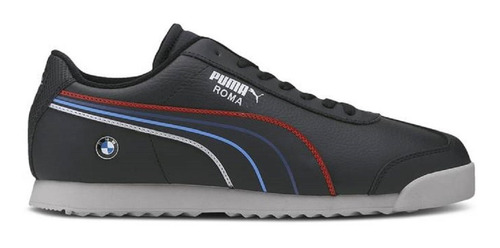 Original Tenis Puma Roma Via Bmw Motorsport Negro Garra Azul