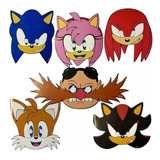 Set Máscaras Personajes Sonic ( 6 Unidades )