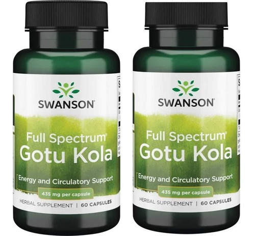 Espectro Completo Gotu Kola 120 Caps 435 Mg De Swanson