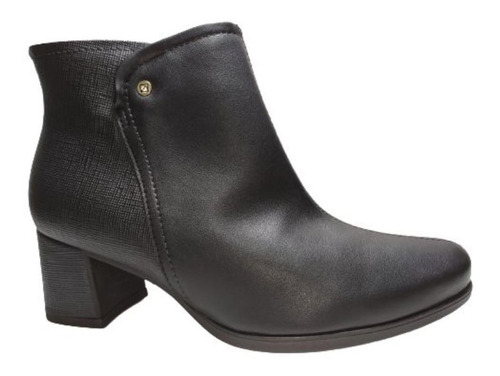 Bota Feminina Piccadilly Ankle Boot Joanete Cano Curto