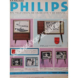 Cartel Retro Televisores Y Consolas Philips 1968 /303