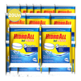 Kit 20 Pastilhas De Cloro Hidroall 5 Em 1 Para Piscinas