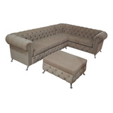 Chester Sillon Chesterfield Esquinero 280x200 Con Camastro