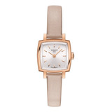 Reloj Tissot Lovely Square T058.109.36.031.00/marisio Color De La Correa Rosa Color Del Bisel Oro Rosa Color Del Fondo Plateado