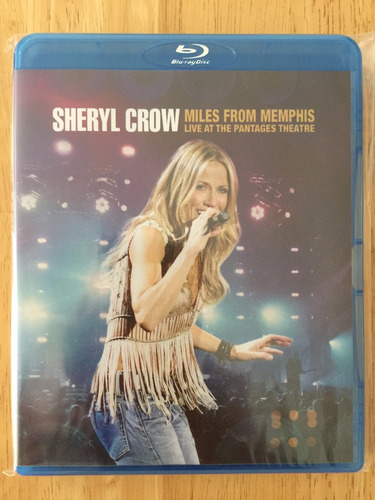 Blu-ray Sheryl Crow Miles From Memphis Live (2010) 1ª Edição