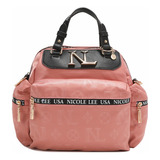 Bolsa Shopper Nicole Lee Keysha De Nylon Grabado Fw23