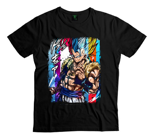 Polera Gogeta Dragon Ball Goku Vegeta Xxl Xxxl Hombre Mujer