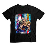 Polera Gogeta Dragon Ball Z Goku Vegeta Algodon Hombre Mujer