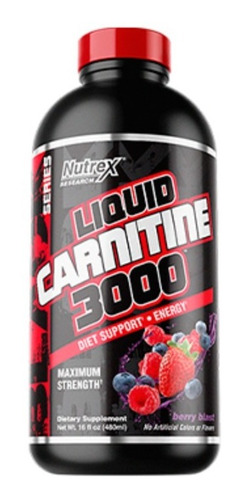 L-carnitine Liquida 3000 Nutrex /480 Ml + Envio Gratis