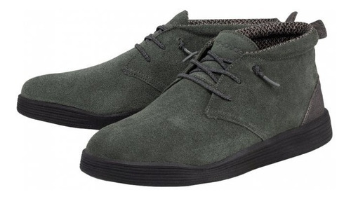 Hey Dude Botas Livianas Hombre Jo Suede Winter Moss