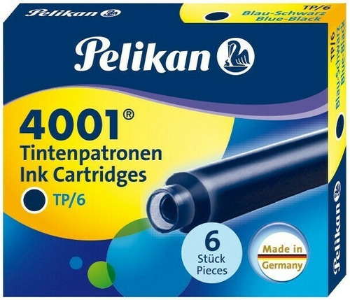 Tinta Para Pluma Fuente Pelikan 4001 - Cartridges - Azul Osc