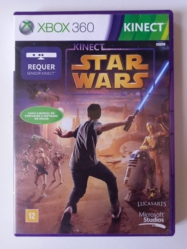 Jogo Kinect Star Wars Original Xbox 360 Midia Fisica Cd
