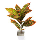 Planta Artificial Decorativa Croton Bf-35