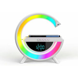 Reloj Despertador Inteligente Con Altavoz Bt Y 6 Modos Luz