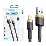 Kit 3 Cabos Carregador Turbo 2m 20w Usb Para iPhone 6 Ao 14