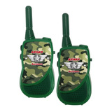 Walkie Talkie Infantil Dm Toys Army Dmt6172 Rádio Exército