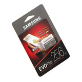 Cartão Samsung Micro Sdxc Evo Plus 256gb 100mb/s Sem