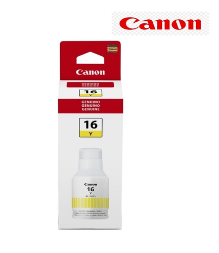 Tinta Original Canon Gx6010 Gx7010 Gi-16y Gi16y Gi16 Amarela