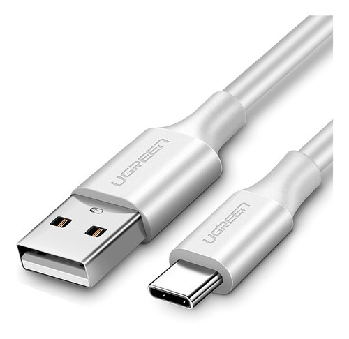 Cabo Dados Ugreen Us287 Usb 2.0 P Usb Tipo C 1,5m Branco