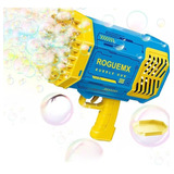 Pistola Con 69 Agujeros De Burbujas Y Luz- Bazooka Bubble 