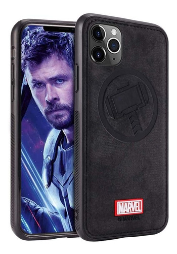 Pro Caso Marvel Avengers iPhone 11 Thor Negro