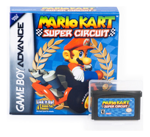 Mario Kart Super Circuit Re-pro Nintendo Gba Advance + Caja 