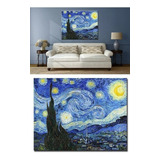 La Noche Estrellada Van Gogh En Lienzo Canvas 50x70