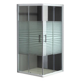 Esatto® Cancel Cabina Baño Cuadrado 100 X 100 X 185 Ca-011br