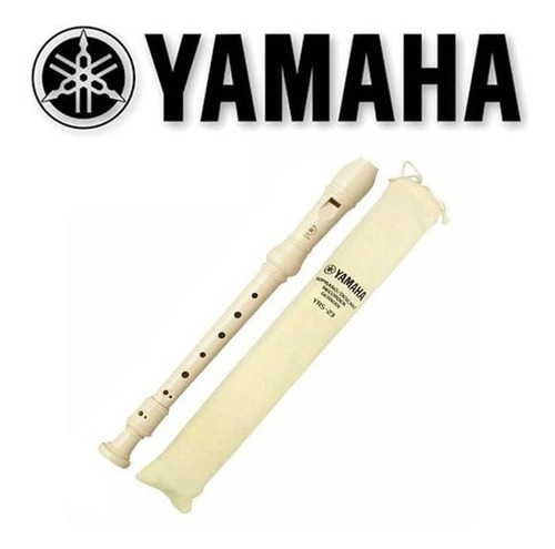 Flauta Yamaha Doce Germânica Yrs-23 C/ Capa -- Frete Grátis