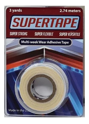 Rollo De Cinta Super Tape Protesis Capilar 1 Pulgada  X 3 Yd