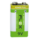 01 Bateria 9v De Zinco -  Flex
