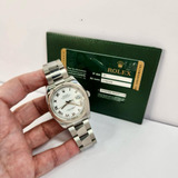 Rolex Datejust 36mm Ouro Branco & Aço White Dial Automático