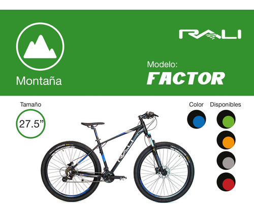 Bicicleta Rali Factor Rin 29 (nunca Usada)