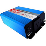 Inversor De Tensión 1000w Ficatto 12v Camping Auto Usb