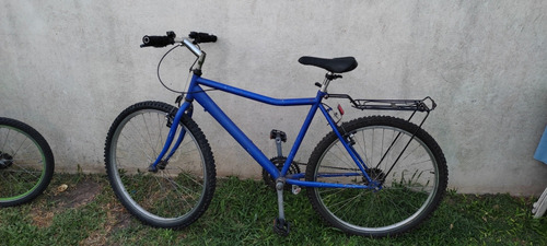 Hermosa Bici Usada Con Cambios Mountain Bike Azul Rodado 26 