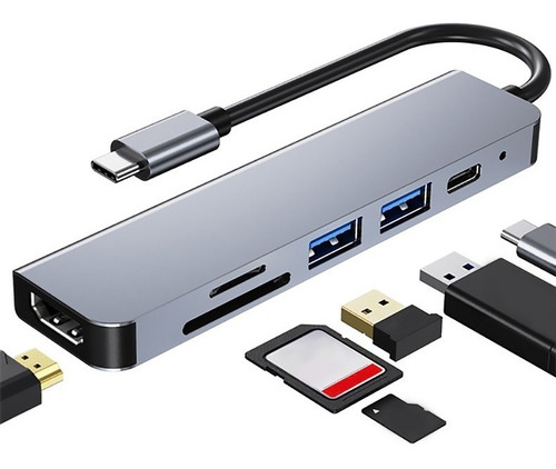 Lector De Tarjetas De Memoria Micro Sd / Sd / Usb3.0/ Usb-c