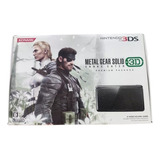 Nintendo 3ds Premium Package Edicion Metal Gear Solid Nueva