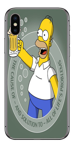Funda Para Huawei  Todos Los Modelos Acrigel The Simpsons 36