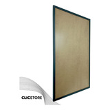 Moldura 60x90 Acetato Quadros Parede Certificados Fundo Mdf Cor Preto