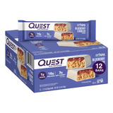 Quest Hero Protein Bar Box Crispy Blueberry Cobbler 12u
