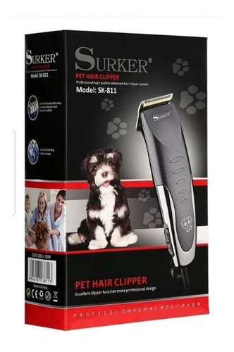 Máquina Corta Pelo Perro Alámbrica Surker Sk-811