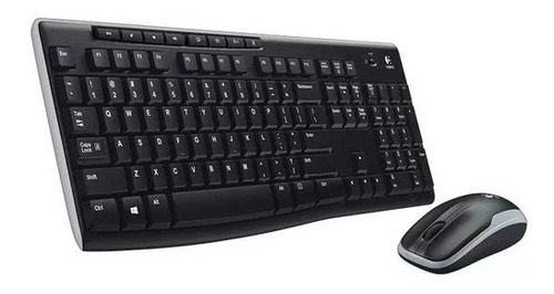 Kit Teclado E Mouse Sem Fio Wireless - Logitech Mk270