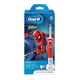 Escova Dental Elétrica Vitality Kids Homem Aranha - Bivolt