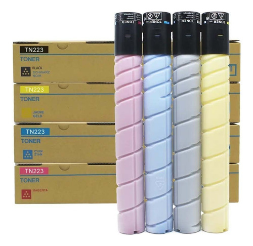 Kit 4x Toner Compatível Konica Minolta Tn324 C258 C308 C368