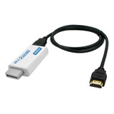 Adaptador Hdmi Nintendo Wii + Cabo Hdmi