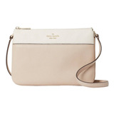 Bolsa Kate Spade Leila Colorblock Triple Gusset Original Acabado De Los Herrajes Dorado Color Beige Color De La Correa De Hombro Beige