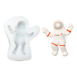 (7 #mold) Forma De Nave Espacial Pan Astronauta Para Jelly P